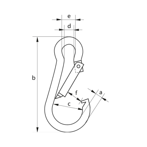 CARBINE HOOK-DIMS