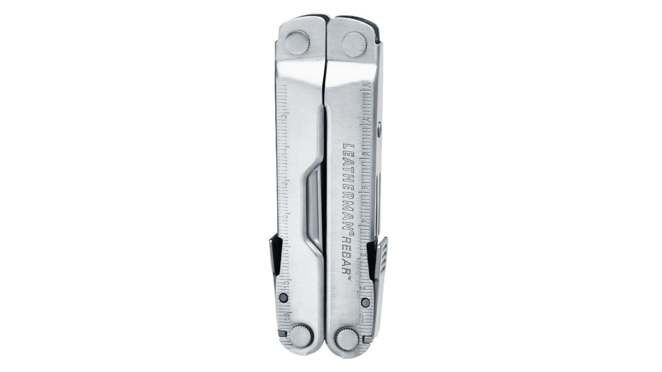 The Leatherman Rebar has a secure ring for attaching the tool safely and securely to a lanyard.