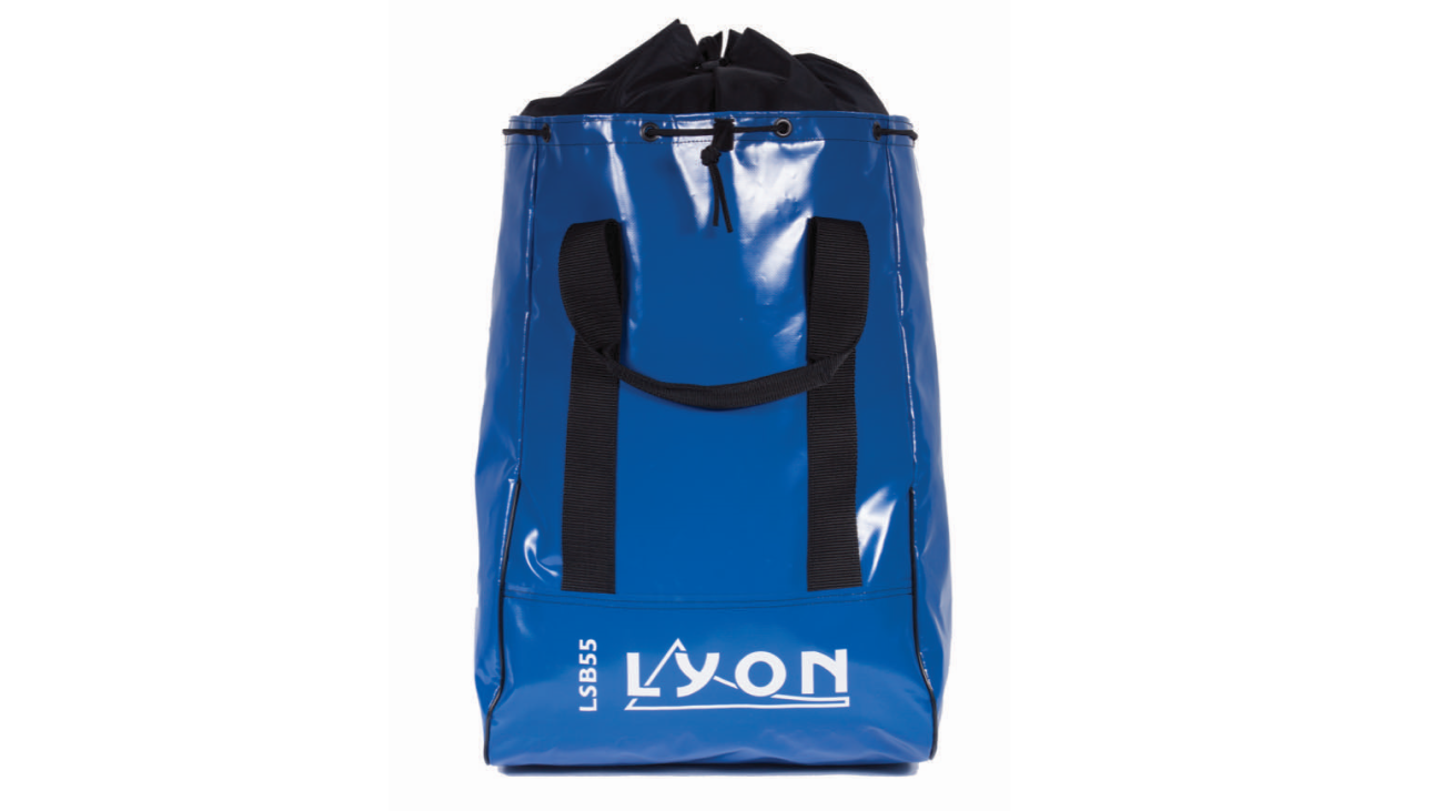 Lyon 55L/220m Industrial Access Sack, shown in blue