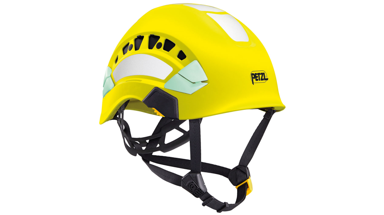 Petzl VERTEX VENT HI-VIZ ventilated high-visibility helmet, yellow