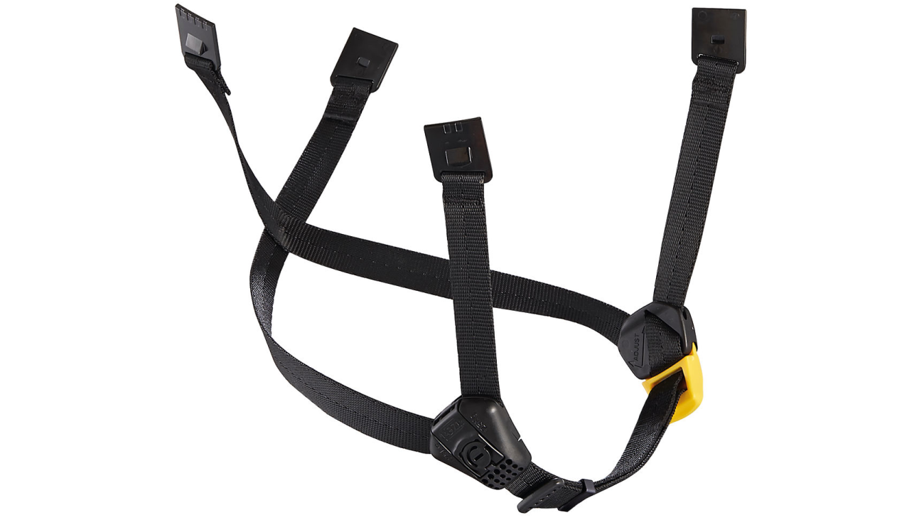 Petzl DUAL Chinstrap Black/Yellow (Standard)