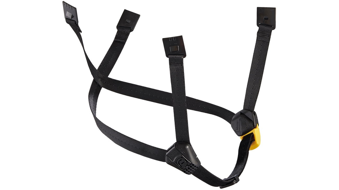 Petzl DUAL Chinstrap Black/Yellow (Extended)