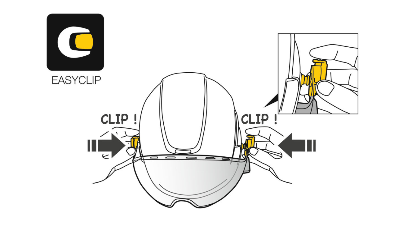 Installation is quick and easy thanks to the EASYCLIP attachment system