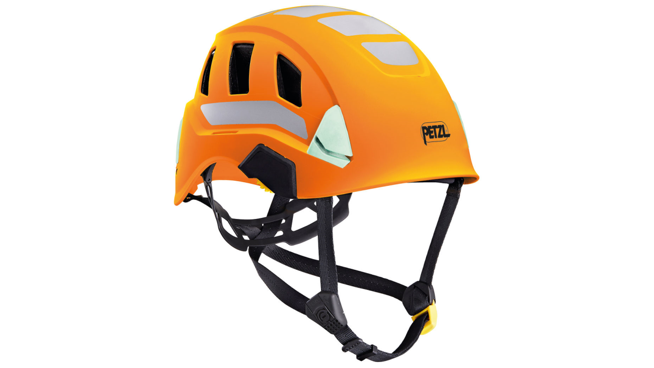 Petzl STRATO VENT Lightweight and ventilated helmet, hi-viz orange