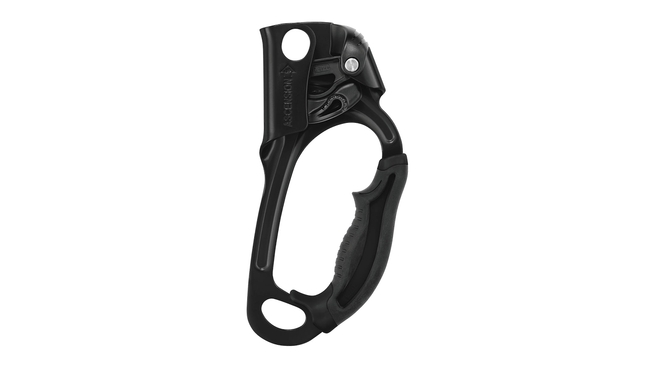 Petzl ASCENSION Handled Ascender, Black (Right Handed)