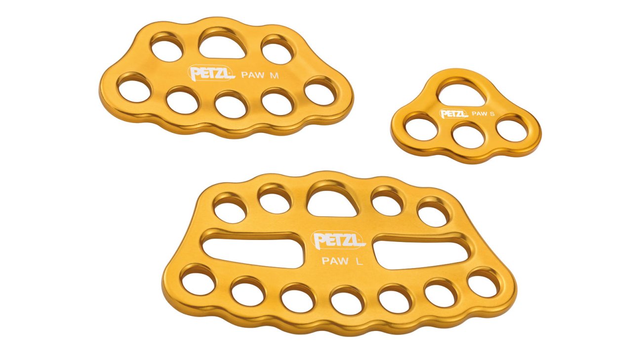 Petzl PAW Rigging Plate, Yellow