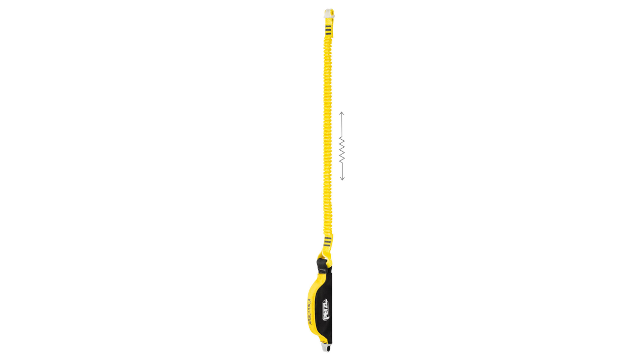 Petzl ABSORBICA-I 150cm single lanyard with integrated energy absorber