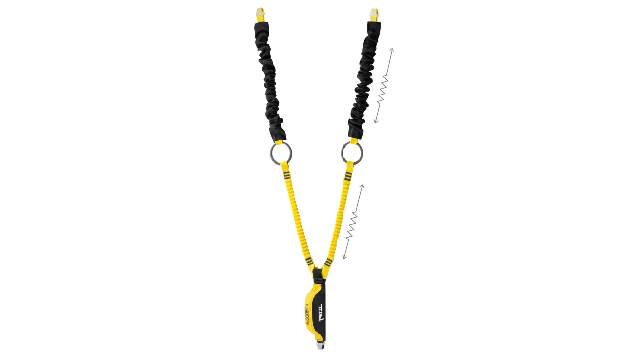 Petzl ABSORBICA-Y TIE-BACK available without connectors