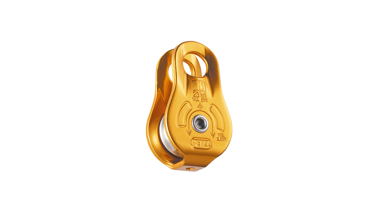 Petzl FIXE Pulley With Fixed Side Plates, Yellow