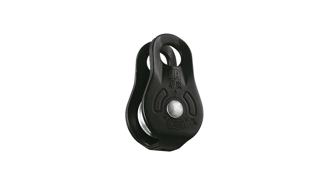 Petzl FIXE Pulley With Fixed Side Plates, Black