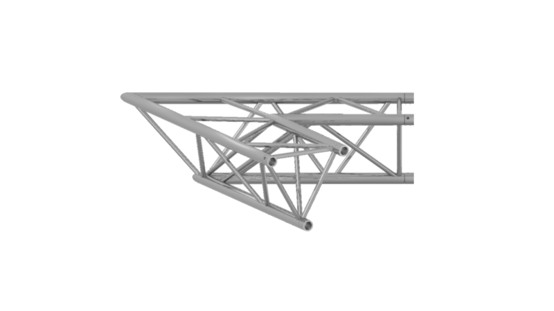 Prolyte Triangular 40 Series 2-Way Corner, 45 Degree