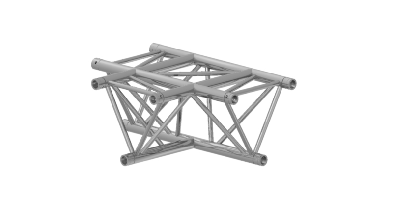 Prolyte Triangular 40 Series 3-way Corner, T-joint (Horizontal)