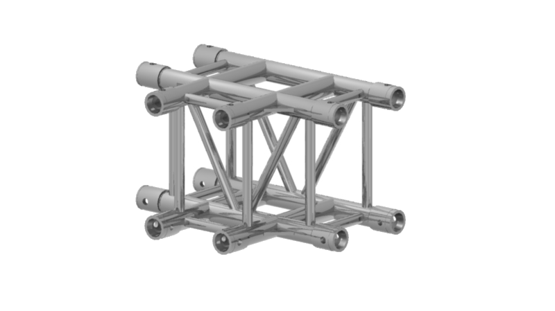 Prolyte Rectangular 36 Series 3-way Corner, T-joint