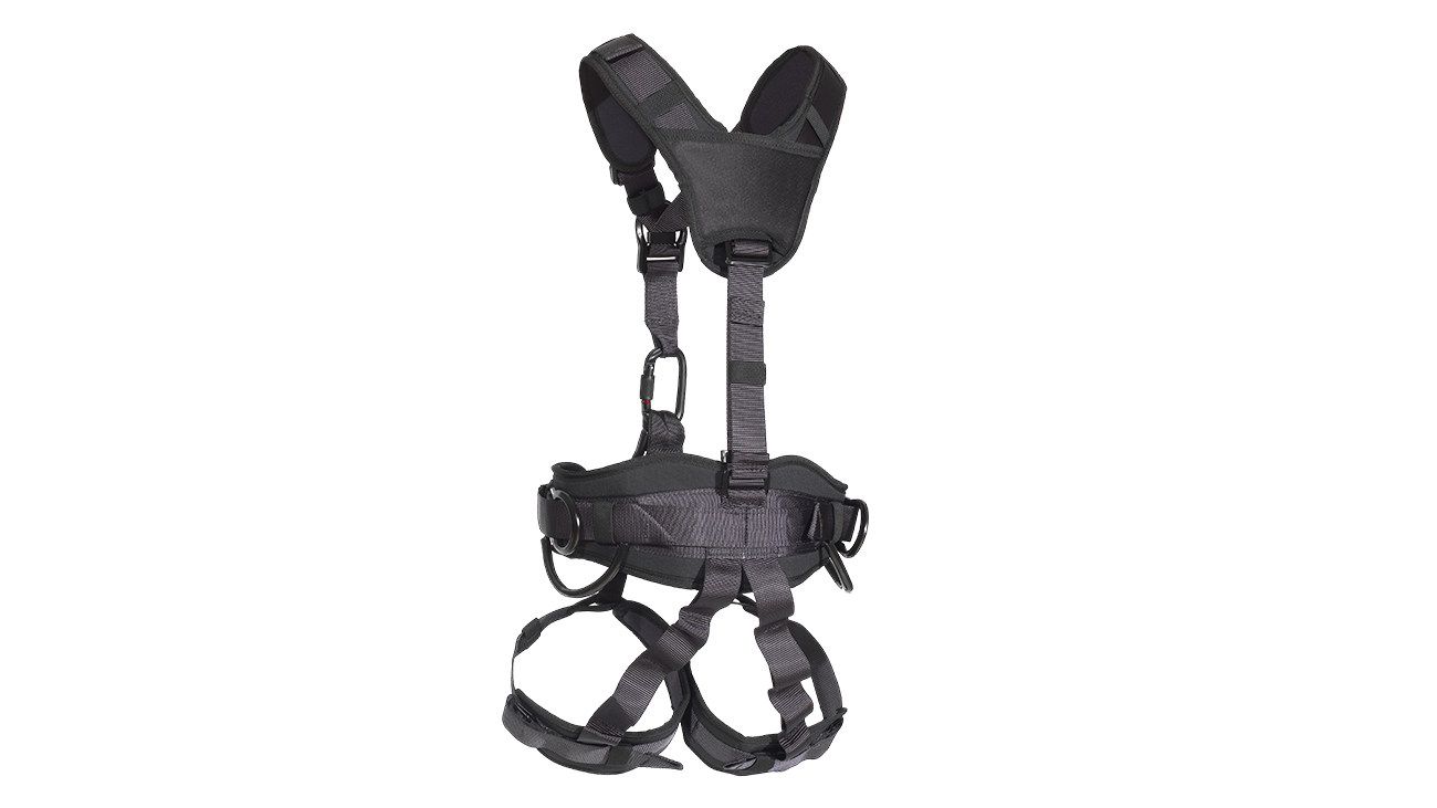 RS Noir Black Full Body Harness (rear view)