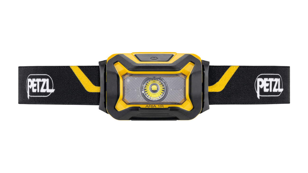 Petzl ARIA® 1R Headtorch, showing front