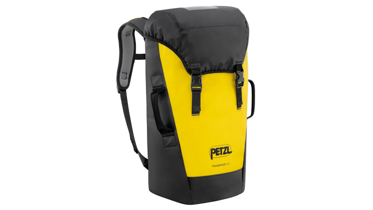 Petzl Transport 30, Yellow & Black (Front)