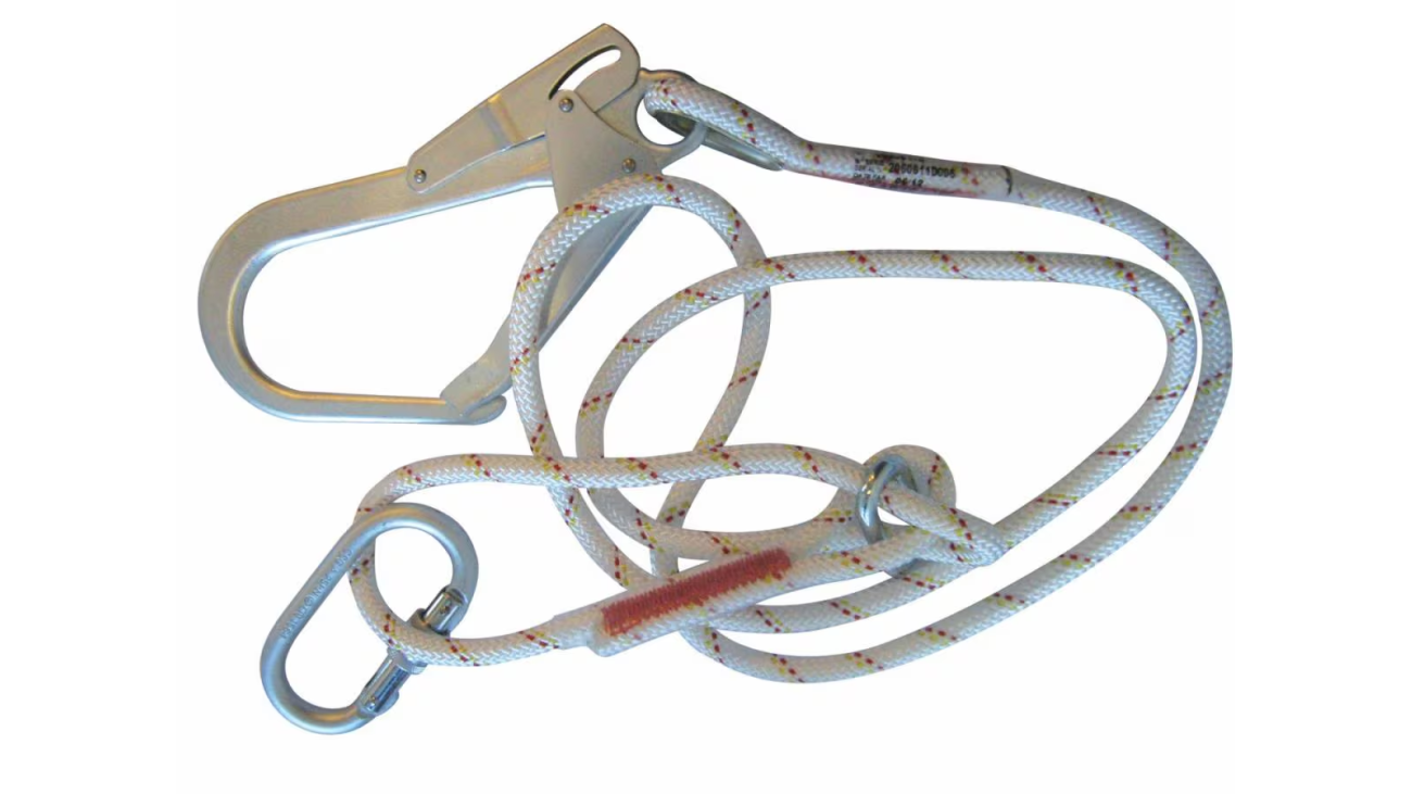 Protecta Adjustable Lanyard 2 m, with Scaffold Hook Termination